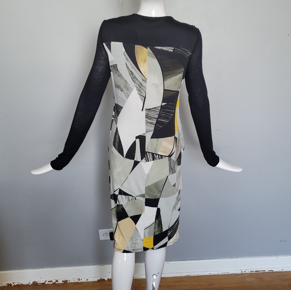 Helmut Lang Printed Dress, VGUC, Size L - Picture 4 of 8
